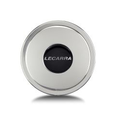 Horn Button, Billet Aluminum, Single Contact, Lecarra Logo, Polished for MK4/9 W