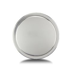 Horn Button, Billet Aluminum, Single Contact, Smooth, Polished for MK4/9 Wheels