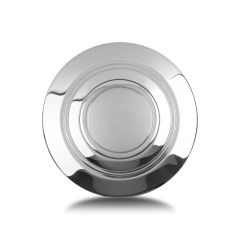 Horn Button, Billet Aluminum, Single Contact, Domed Smooth, Polished for MK4/9 W