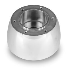 BILLET ALUMINUM 6 BOLT VETTE 2 SPOKE HUB ADAPTER FOR '67-'94 GM