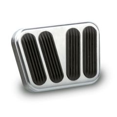 BRAKE/CLUTCH PEDAL PAD FOR '55-'57 CHEVY WITH RUBBER INSERT