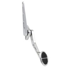 MINI OVAL BRUSHED THROTTLE ASSEMBLY WITH RUBBER INSERT