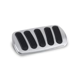 CURVED AUTO BRAKE PEDAL PAD FOR '62-'67 CHEVY II/NOVA WITH RUBBER INSERT