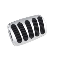 XL CURVED AUTO NON-POWER BRAKE PEDAL PAD FOR '55-'57 CHEVY WITH RUBBER INSERT