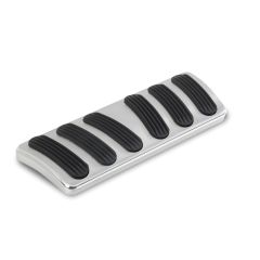 CURVED AUTO BRAKE PEDAL PAD FOR '68-'72 CHEVY II/NOVA WITH RUBBER INSERT