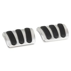 CURVED BRAKE/CLUTCH PEDAL PADS FOR '67-'69 DART/CUDA PAIR