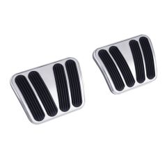 CURVED BRAKE/CLUTCH PEDAL PADS FOR '67-'72 C-10 TRUCK PAIR