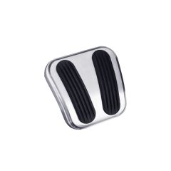 CURVED E-BRAKE PEDAL PAD FOR '67-'72 C-10 TRUCK WITH RUBBER INSERT