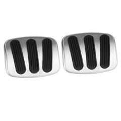 CURVED BRAKE/CLUTCH PEDAL PADS FOR '76-'77 BRONCO PAIR