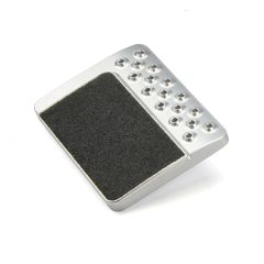 GOOLSBY EDGE EDITION MACHINED AUTO BRAKE PEDAL PAD WITH GRIP TAPE