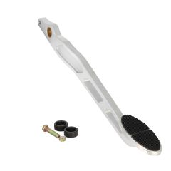 XL BRUSHED BRAKE ARM FOR KUGEL COMPONENTS REVERSE 90 DEGREE WITH OVAL PADS