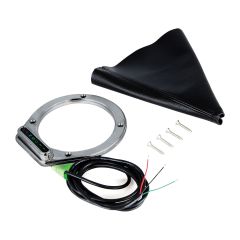 ROUND BRUSHED BOOT INDICATOR FOR 700/200R/4L60/4L60E/4L80E WITH VERTICAL DISPLAY