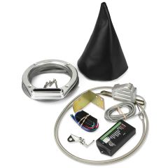 ROUND BRUSHED BOOT INDICATOR FOR 350/400 WITH HORIZONTAL DISPLAY & SENSOR KIT