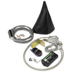 ROUND BRUSHED BOOT INDICATOR FOR 350/400 WITH VERTICAL DISPLAY & SENSOR KIT