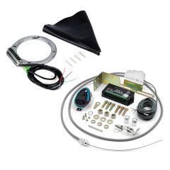 ROUND BRUSHED BOOT INDICATOR FOR 350/400 WITH VERTICAL DISPLAY & SENSOR KIT