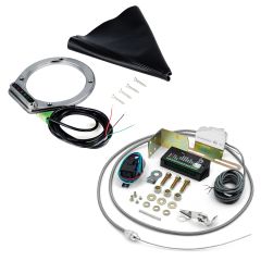 ROUND BRUSHED BOOT INDICATOR FOR AOD/4R70W/AODE WITH VERTICAL DISPLAY & SENSOR K