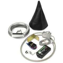 ROUND BRUSHED BOOT INDICATOR FOR C4/C6 WITH HORIZONTAL DISPLAY & SENSOR KIT