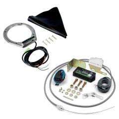 ROUND BRUSHED BOOT INDICATOR FOR C4/C6 WITH HORIZONTAL DISPLAY & SENSOR KIT