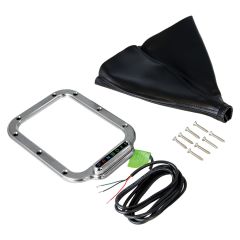 RECTANGULAR BRUSHED BOOT INDICATOR FOR 700/200R/4L60/4L60E/4L80E WITH HORIZONTAL