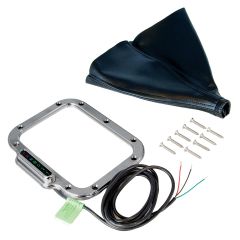 RECTANGULAR BRUSHED BOOT INDICATOR FOR 700/200R/4L60/4L60E/4L80E WITH VERTICAL D