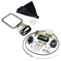 RECTANGULAR BRUSHED BOOT INDICATOR FOR 700/4L60 WITH HORIZONTAL DISPLAY & SENSOR