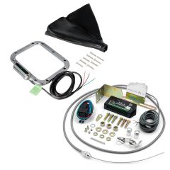 RECTANGULAR BRUSHED BOOT INDICATOR FOR 700/4L60 WITH VERTICAL DISPLAY & SENSOR K