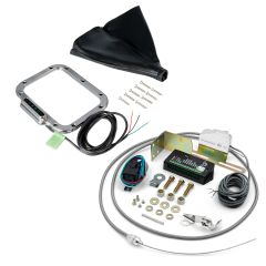 RECTANGULAR BRUSHED BOOT INDICATOR FOR AOD/4R70W/AODE WITH VERTICAL DISPLAY & SE