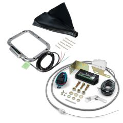 RECTANGULAR BRUSHED BOOT INDICATOR FOR C4/C6 WITH VERTICAL DISPLAY & SENSOR KIT