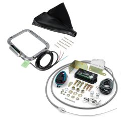 RECTANGULAR BRUSHED BOOT INDICATOR FOR 200R WITH VERTICAL DISPLAY & SENSOR KIT