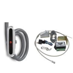 BRUSHED DASH INDICATOR FOR AOD/4R70W/AODE WITH VERTICAL DISPLAY & SENSOR KIT