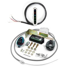 BRUSHED DASH INDICATOR FOR AOD/4R70W/AODE WITH VERTICAL DISPLAY & SENSOR KIT