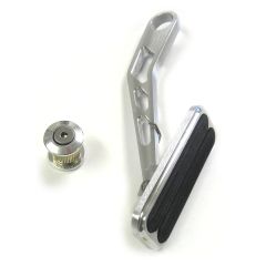 XL THROTTLE PEDAL FOR LOKAR DRIVE-BY-WIRE WITH RUBBER INSERT