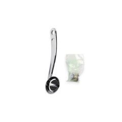 LUCILLE EDITION CHROME THROTTLE PEDAL FOR LOKAR DRIVE-BY-WIRE WITH RIBS
