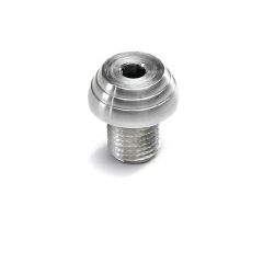 BILLET ALUMINUM LUCILLE DASH BEZEL (7/16"-28 MALE)