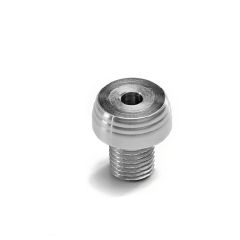 BILLET ALUMINUM LUCILLE DASH BEZEL (7/16"-20 MALE)
