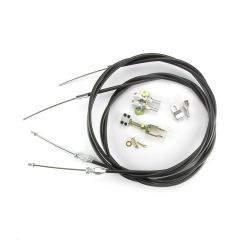 96" UNIVERSAL BLACK EMERGENCY BRAKE CABLES FOR WILWOOD/FORD EXPLORER W/ INTERNAL