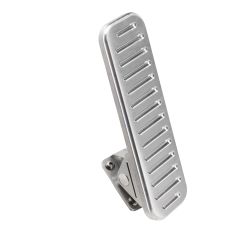 ELIMINATOR FLOOR MOUNT BRUSHED THROTTLE ASSEMBLY WITH BALL MILL
