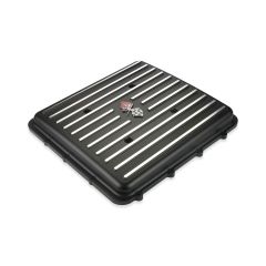 LT4 SUPERCHARGER LID - BLACK WITH HIGHLIGHTED FINS & VETTE EMBLEM