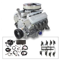 14" Classic Crate Engine, LS3 495 HP, unpainted with cast finish SB Chevy Valve