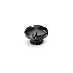 LS ENGINE OIL CAP - GROOVE - BLACK