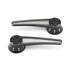 PRO TOURING DOOR HANDLE SET MESH BLACK 1949 & UP GM/FORD