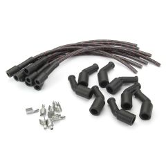 PLUG WIRE KIT LS 135D COIL TO 180D PLUG CUT TO FIT BLACK WITH RED TRACERS