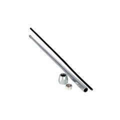 16" STRAIGHT CHROME REPLACEMENT LEVER KIT WITH COMPRESSION END