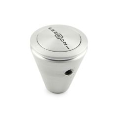SHIFT KNOB PUSH BUTTON HI-TECH LOKAR BRUSHED GM 4 SPEED PRNOD21