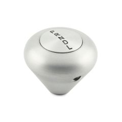 SHIFT KNOB PUSH BUTTON MUSHROOM BRUSHED GM 2 SPEED PRNDL