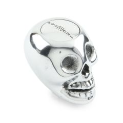 SHIFT KNOB PUSH BUTTON SKULL POLISHED GM 4 SPEED PRNOD21