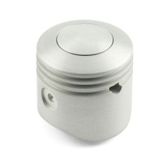 SHIFT KNOB PUSH BUTTON PISTON BRUSHED PLAIN