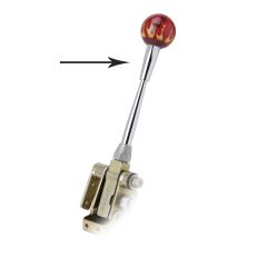 SHIFT KNOB ADAPTER  CHROME 3/8"-16
