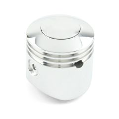SHIFT KNOB PUSH BUTTON PISTON POLISHED PLAIN