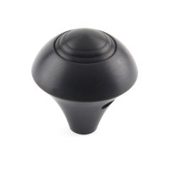SHIFT KNOB PUSH BUTTON DECO BLACK PLAIN